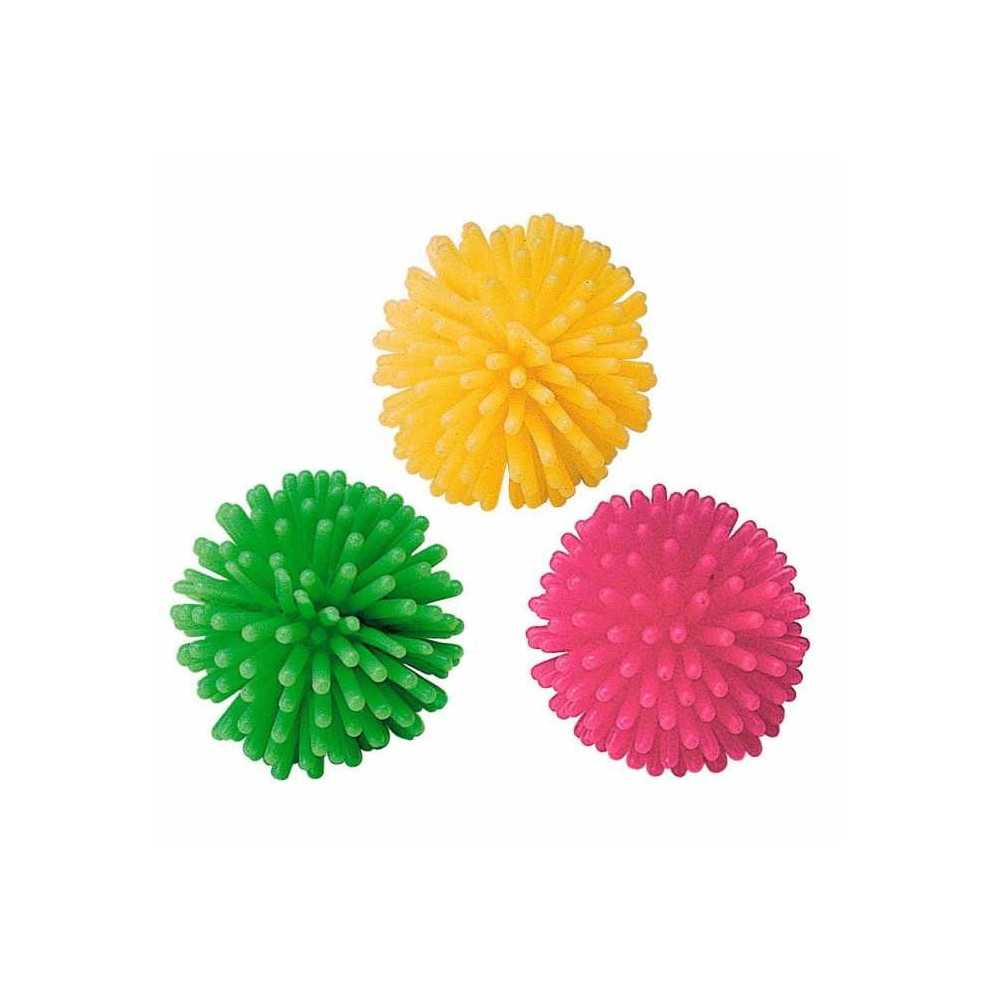 Ferplast Balls For Cats Made Of Soft Rubber, 35 Cm, 3 Pieces
