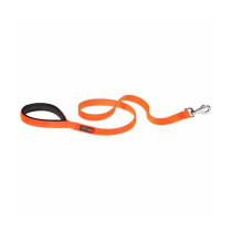 Ferplast Daytona Nylon Leash For Dogs, Orange, 15Mm x L 120 Cm