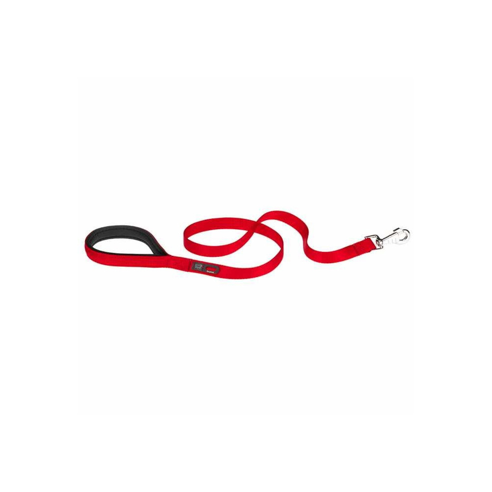 Ferplast Daytona Nylon Leash For Dogs, Red, 15Mm x L 120 Cm