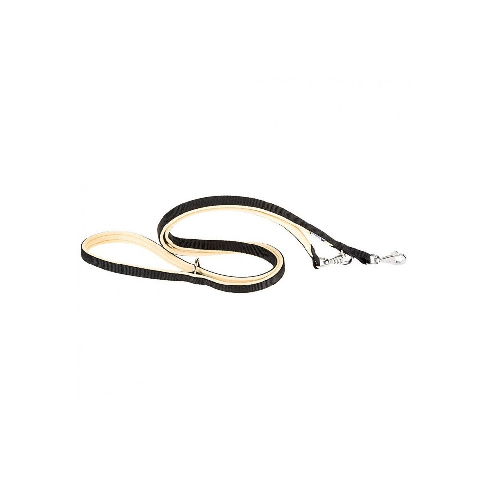 Ferplast Daytona GA Nylon Leash For Dogs, Black, 15Mm x L 200 Cm