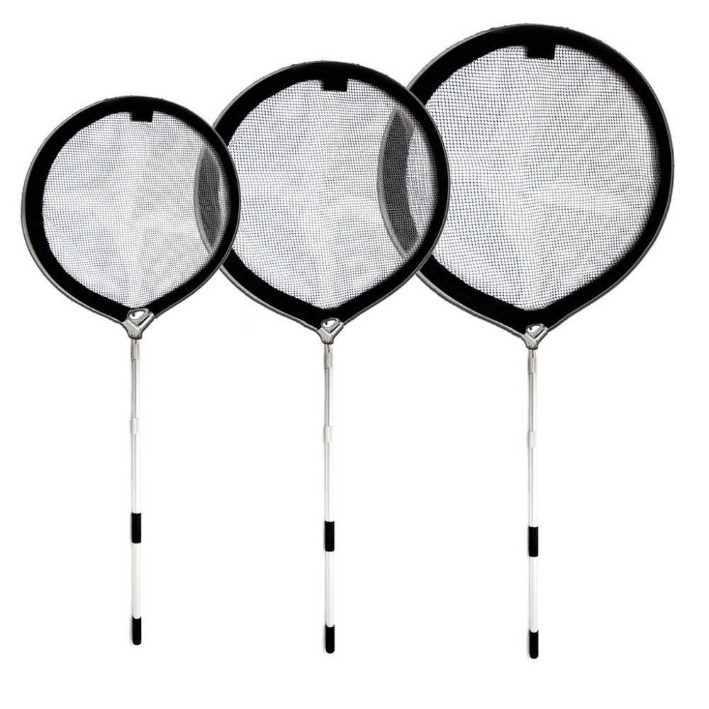 Dymax Koi Net, 100 Cm Diameter And 3 M Handle, Black