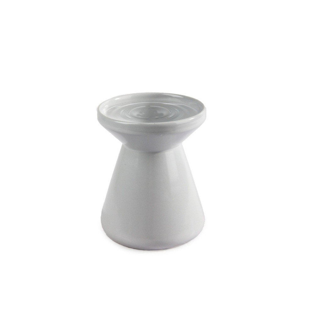 All For Paws Elevated Pet Water Bowl, White