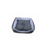 Empets Couch Bed Basic Duo, 65 x 50 x 18Cm, Grey And Dark Brown