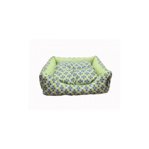 Empets Durable Couch Bed, 65 Cm, Green/Yellow