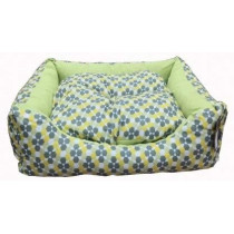 Empets Couch Bed, 90 Cm Size, Green/Yellow