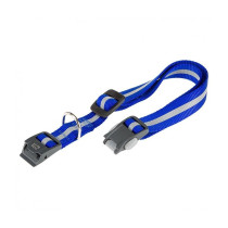 Ferplast Club Reflex C, Reflective Dog Leash Complete With Magnetic Clasp Color Blue, Dimension 30 x 44Cm, 15Mm