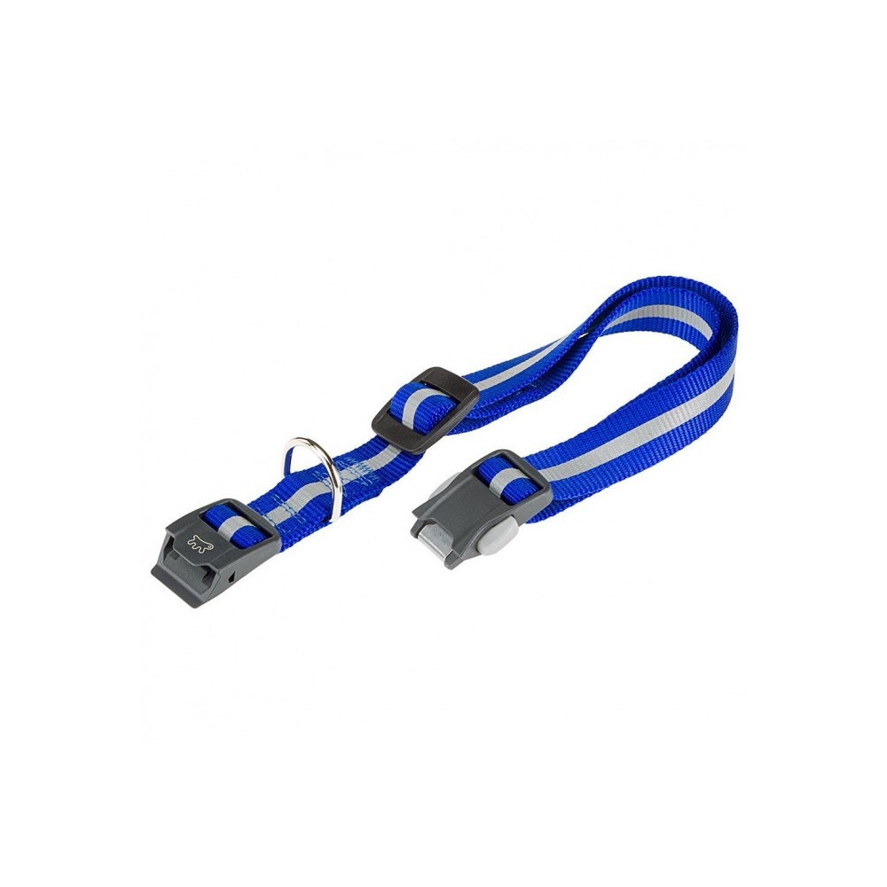Ferplast Club Reflex C, Reflective Dog Leash Complete With Magnetic Clasp Color Blue, Dimension 30 x 44Cm, 15Mm