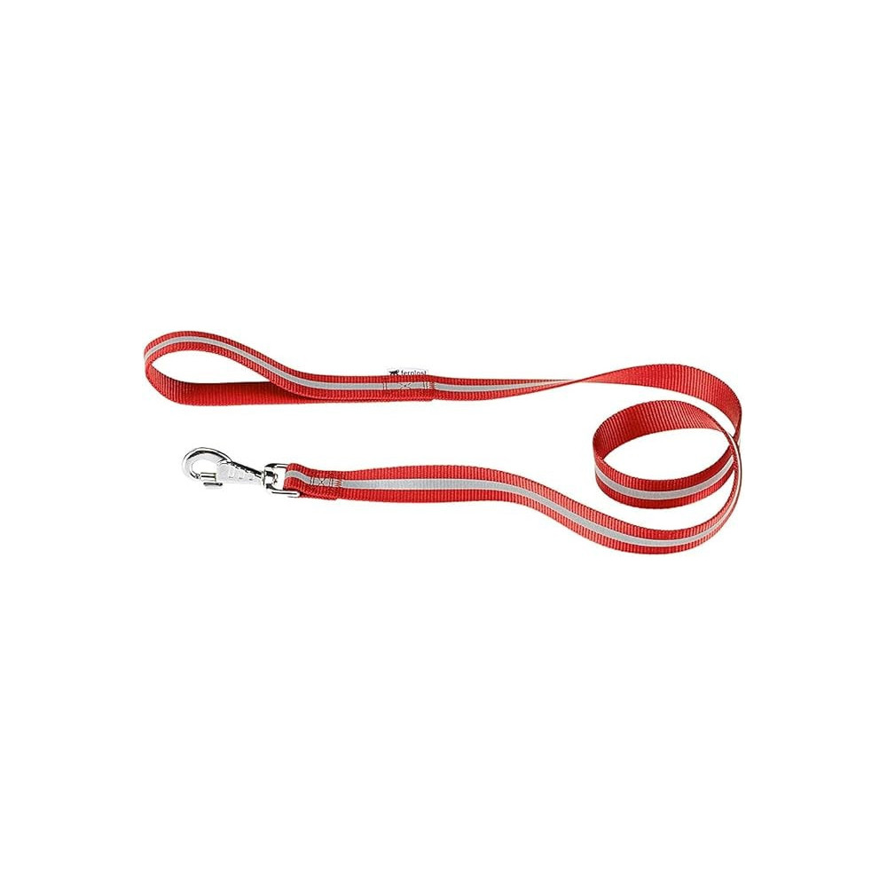 Ferplast Club Reflex Dog Leash Durable, Nylon Lead, Red, 15Mm x L 120Cm