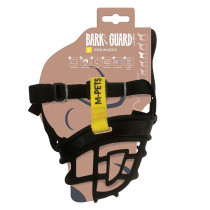 M Pets Comfortable And Adjustable Bark Guard Dog Muzzle With Lockable Buckle Large, Black