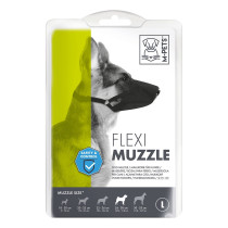 M Pets Flexi Muzzle Large, 26 To 30 cm, Black