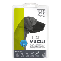 M Pets Flexi Muzzle XL, 30 To 35 cm, Black