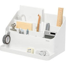 Litem Multipurpose Storage Organizer For Stationary, White