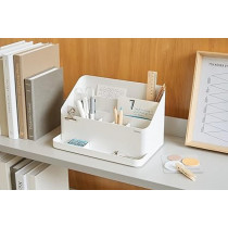 Litem Multipurpose Storage Organizer For Stationary, White