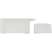 Litem Monitor Stand And Organizer Pack Of 2, White