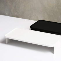 Litem Monitor Stand And Organizer Pack Of 2, White