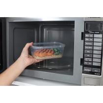 Sistema Klip It Plus Rectangular Food Storage Box With 2.2L Capacity, Clear/Minty Teal