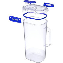 Sistema Klip It Leakproof Juice Jug With 2L Capacity, Clear/Blue