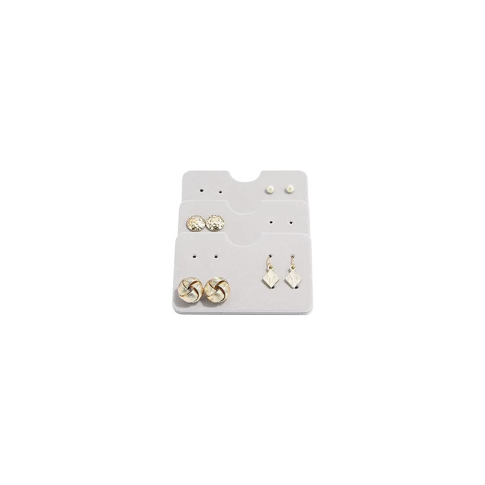 Stackers Unique Earring Display Stand Pack Of 3 Pieces, Grey