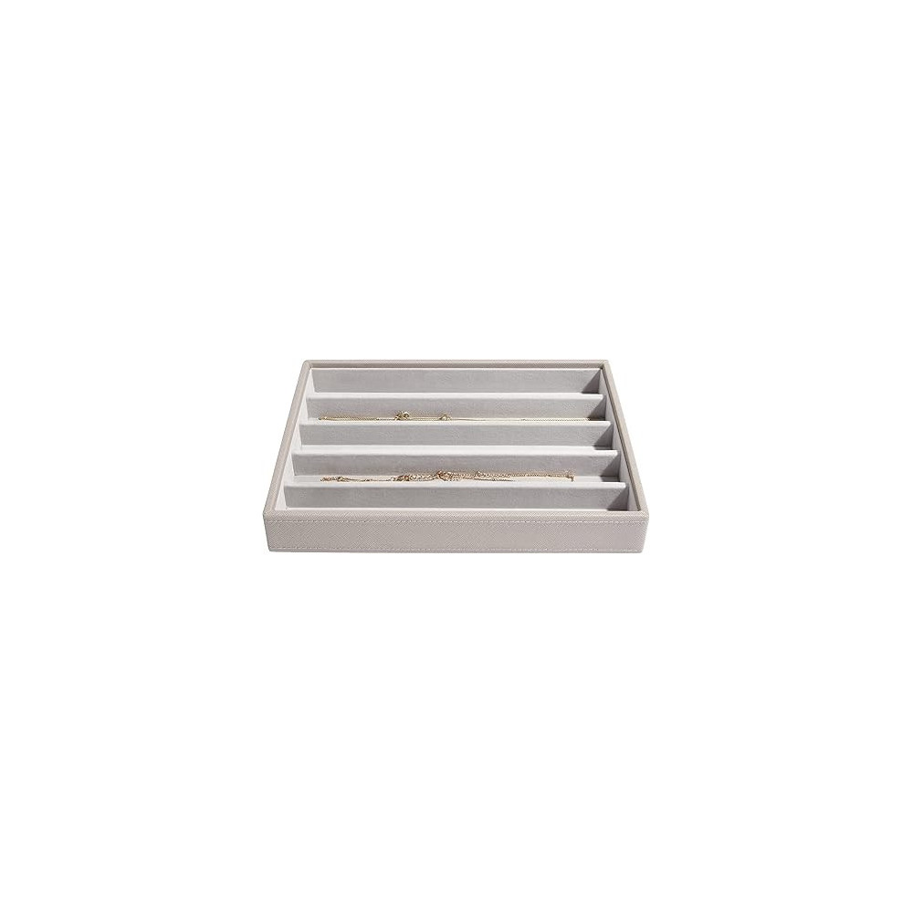 Stackers Classic Jewellery Box With Sections, Taupe