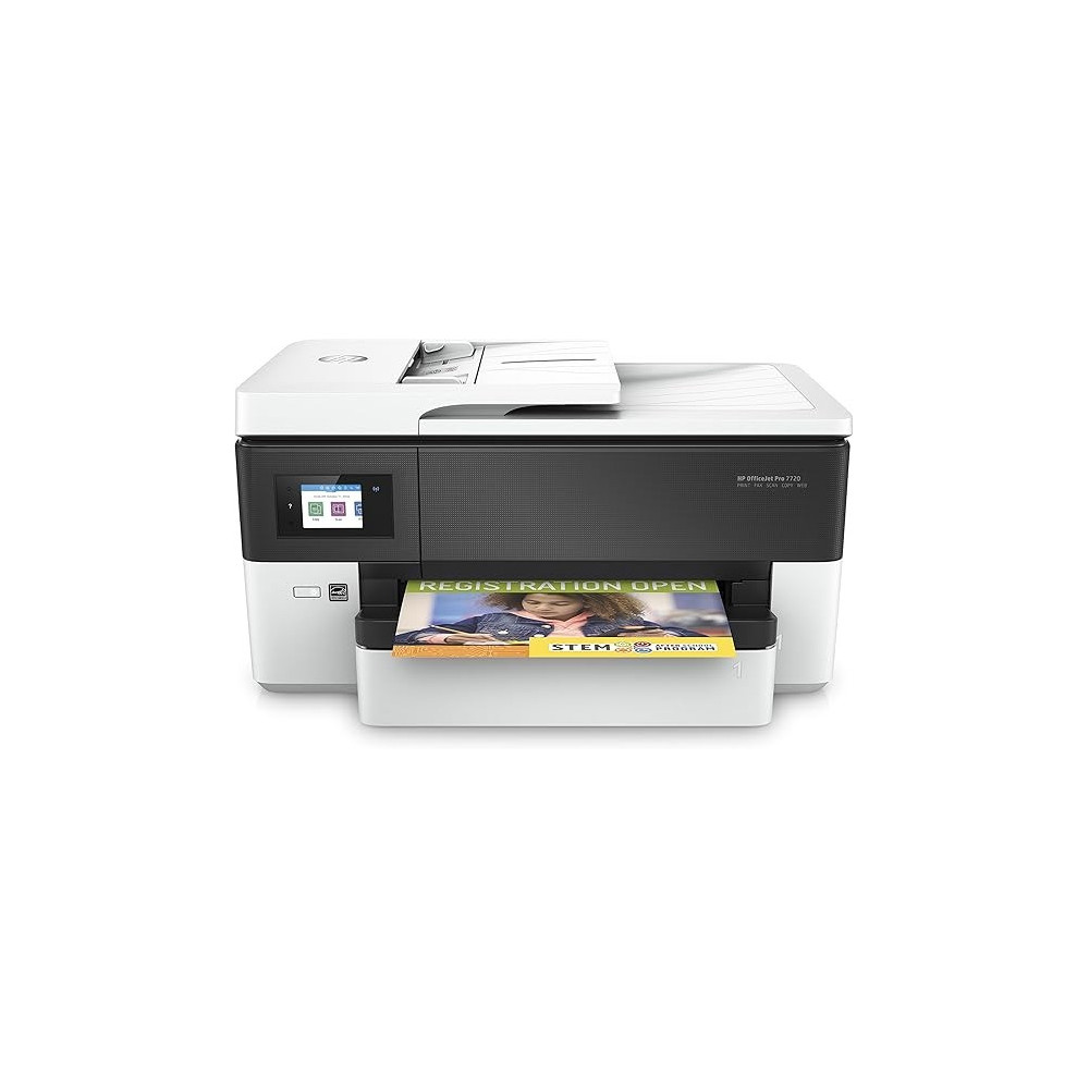 HP OfficeJet Pro 7720 Printer High-Quality Output, White, Y0S18A