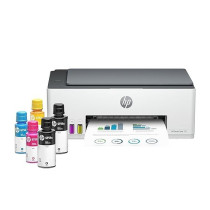 HP Smart Tank 520 All-in-one Colour Printer with 1 Extra Black Ink Bottle Upto 12000 Black and 6000 Colour Prints with PHA Coverage Print, Scan And Copy for Office/Home, White Grey, 4SR29A