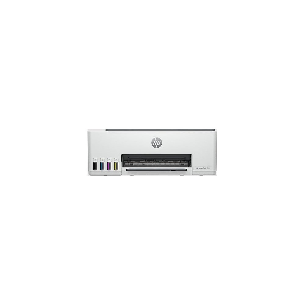 HP Smart Tank 580 Wireless All In One Printer, Print, Scan, Copy, Print up to 18000 black or 6000 Color Pages, White, 1F3Y2A