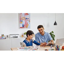 HP Smart Tank 580 Wireless All In One Printer, Print, Scan, Copy, Print up to 18000 black or 6000 Color Pages, White, 1F3Y2A