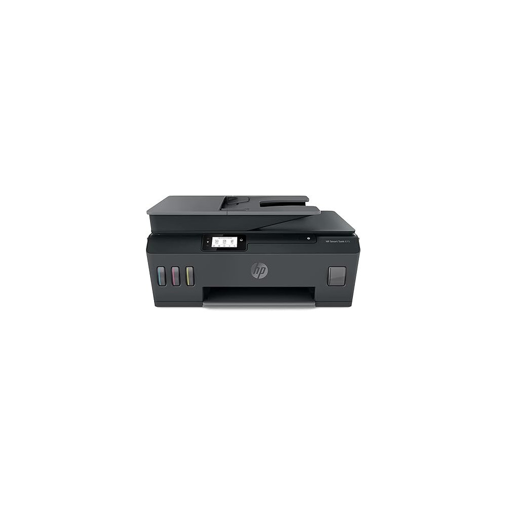 Hp Smart Tank 615 Wireless, Print, Copy, Scan, Fax, Automated Document Feeder, All In One Printer, Print Up To 18000 Black Or 8000 Color Pages, Black, Y0F71A