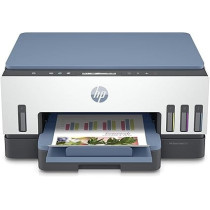 HP Smart Tank 725 All-in-One Printer Wireless, Print, Scan, Copy, Auto Duplex Printing, Print up to 18000 Black or 8000 Color Pages, White/Blue, 28B51A, Standard