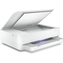 HP DeskJet Plus Ink Advantage 6075 Printer, All-in-One, Wireless, Print, Copy And Scan Inkjet Printer, White, 5SE26B