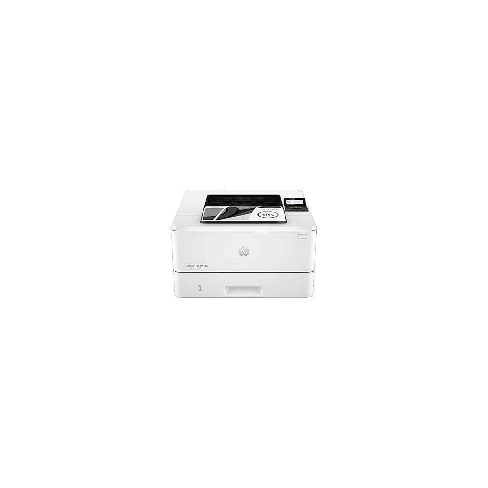 HP LaserJet Pro 4003dw Printer Duplex, Wireless, Print: up to 42 ppm Black, Hi-Speed USB 2.0, White, 2Z610A