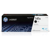 HP 141A Black Toner Cartridge Works with HP LaserJet M110 Series, HP LaserJet MFP M139, M140 Series, W1410A, Standard, Pack of 1