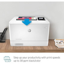 HP Color LaserJet Pro M454dn Printer, Double-Sided Printing And Built-in Ethernet, W1Y44A, White