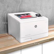 HP Color LaserJet Pro M454dn Printer, Double-Sided Printing And Built-in Ethernet, W1Y44A, White