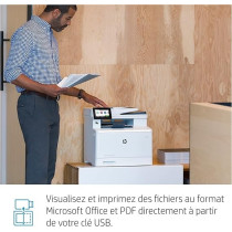 HP Ops A4 SMB Laser(8A) COLOR LASERJET Pro MFP M479fdn Imageret 3600 600Dpi 21Ppm A4 In