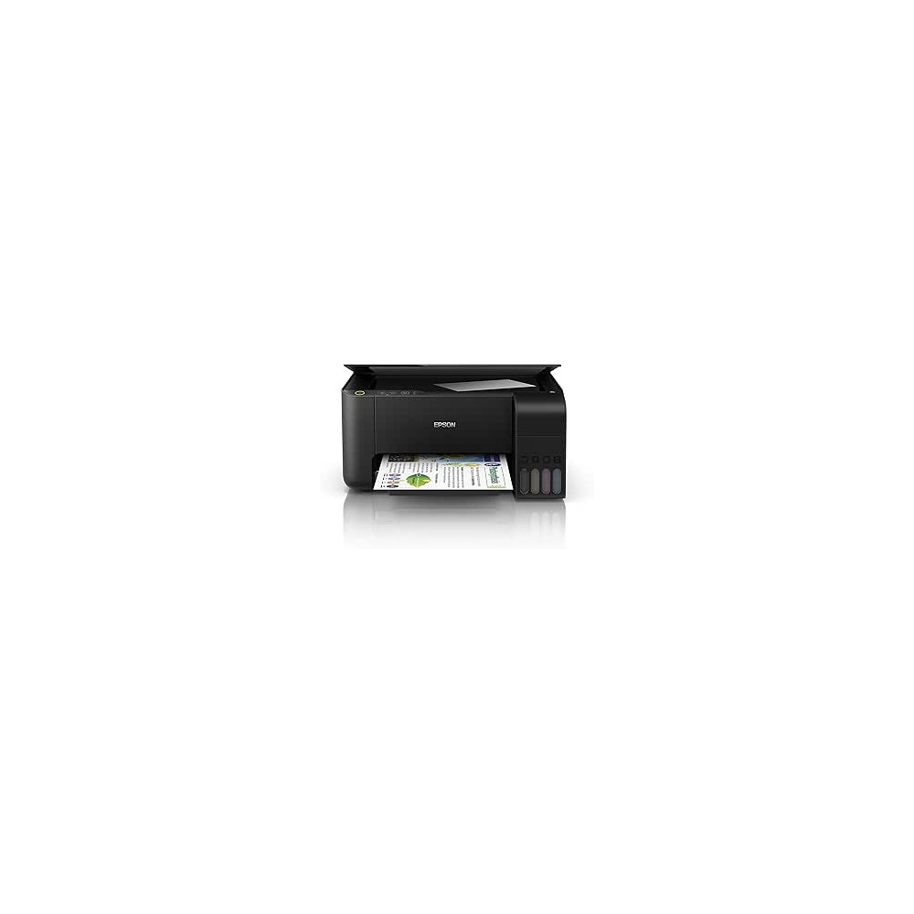 Epson EcoTank L3110 - 3-in-1 Printer with Epson's Integrated Ink Tank System for Cost-Effective, Quality Colour Printing, Black, L3110