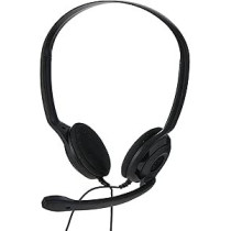 Sennheiser PC 5 Chat Headset for Internet Communication, E-Learning and Gaming Noise Cancelling Microphone, Casual Gaming Lightweight, high Comfort, Minimalistic, Black, Wired