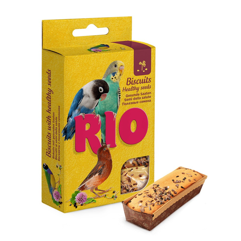 RIO Biscuits For All Birds With Healthy Seeds, 5 Piece, 7g