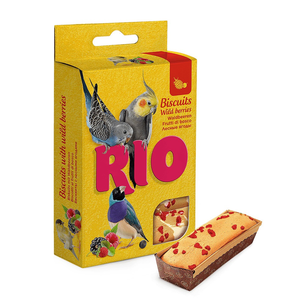 RIO Biscuits For All Birds With Wild Berries, 5 Piece,7g