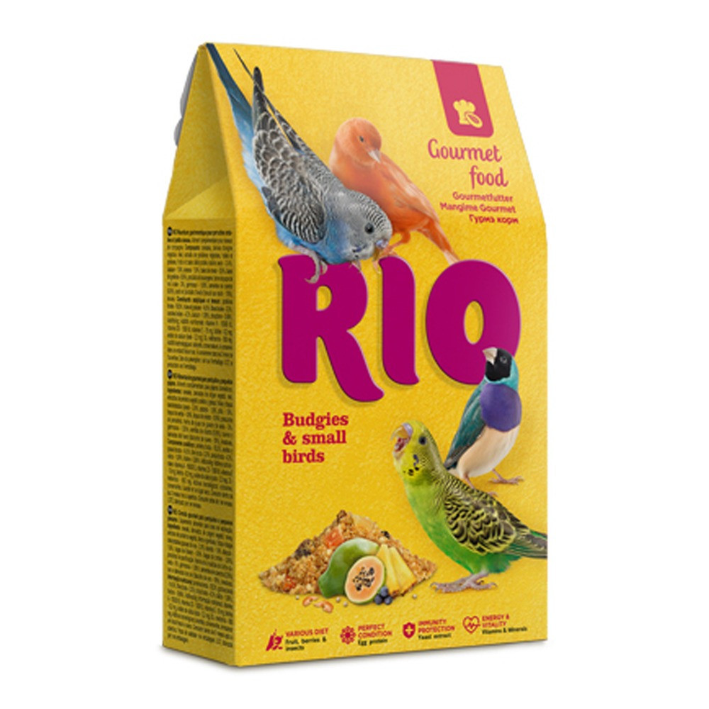 RIO Gourmet Food For Budgies and Small Birds, 250g