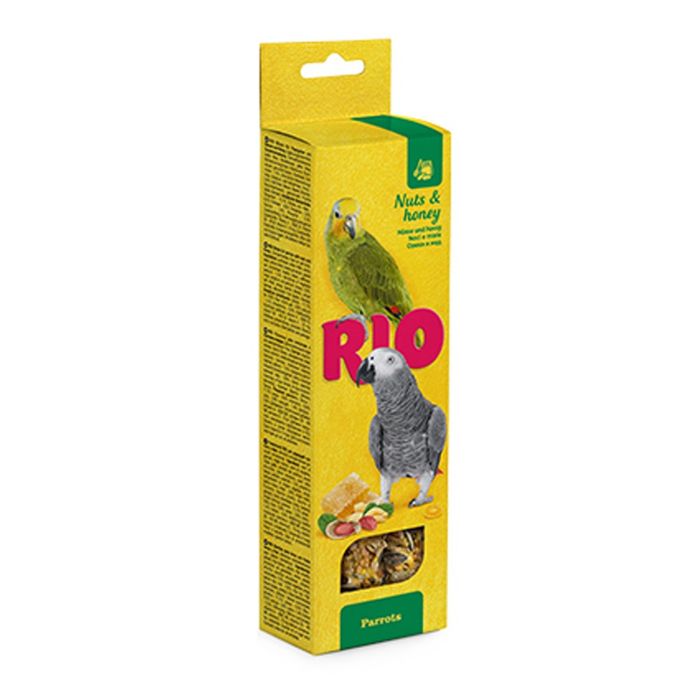 RIO Sticks For Parrots With Nuts And Honey, 2 Piece, 90g