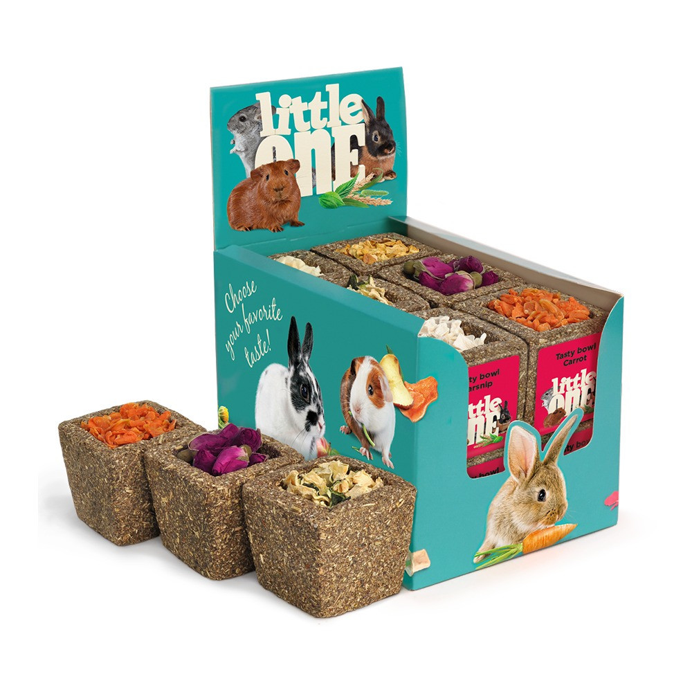 Little One Bowl From Meadow Grasses With Filling Assorted Display Box of 12 Piece, 65g