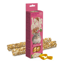 Little One Sticks For Hamsters, Rats, Mice And Gerbils With Puffed Rice And Nuts 2 Piece, 55g