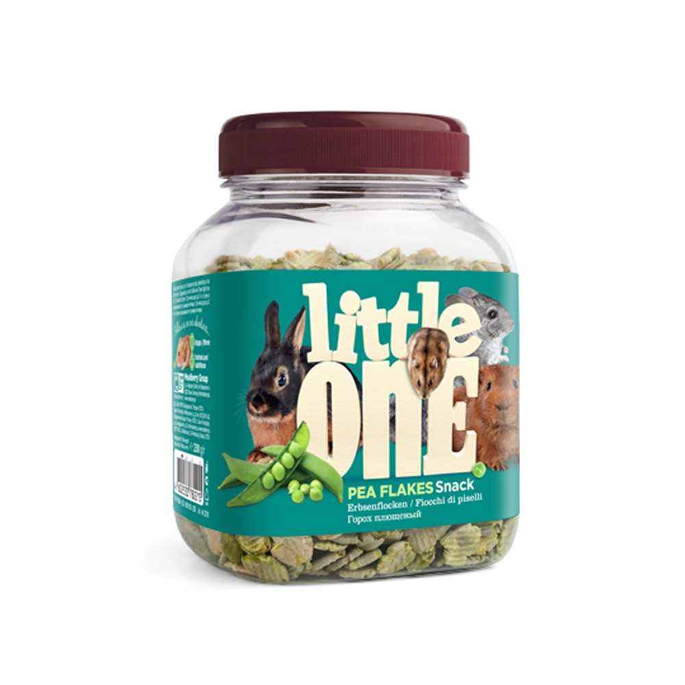 Little One Snack Pea Flakes For All Small Pet, 230g