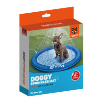 FOFOS Pet Sprinkler Pet Mat, Portable And Durable, Blue