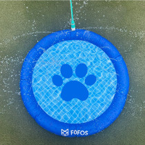 FOFOS Pet Sprinkler Pet Mat, Portable And Durable, Blue