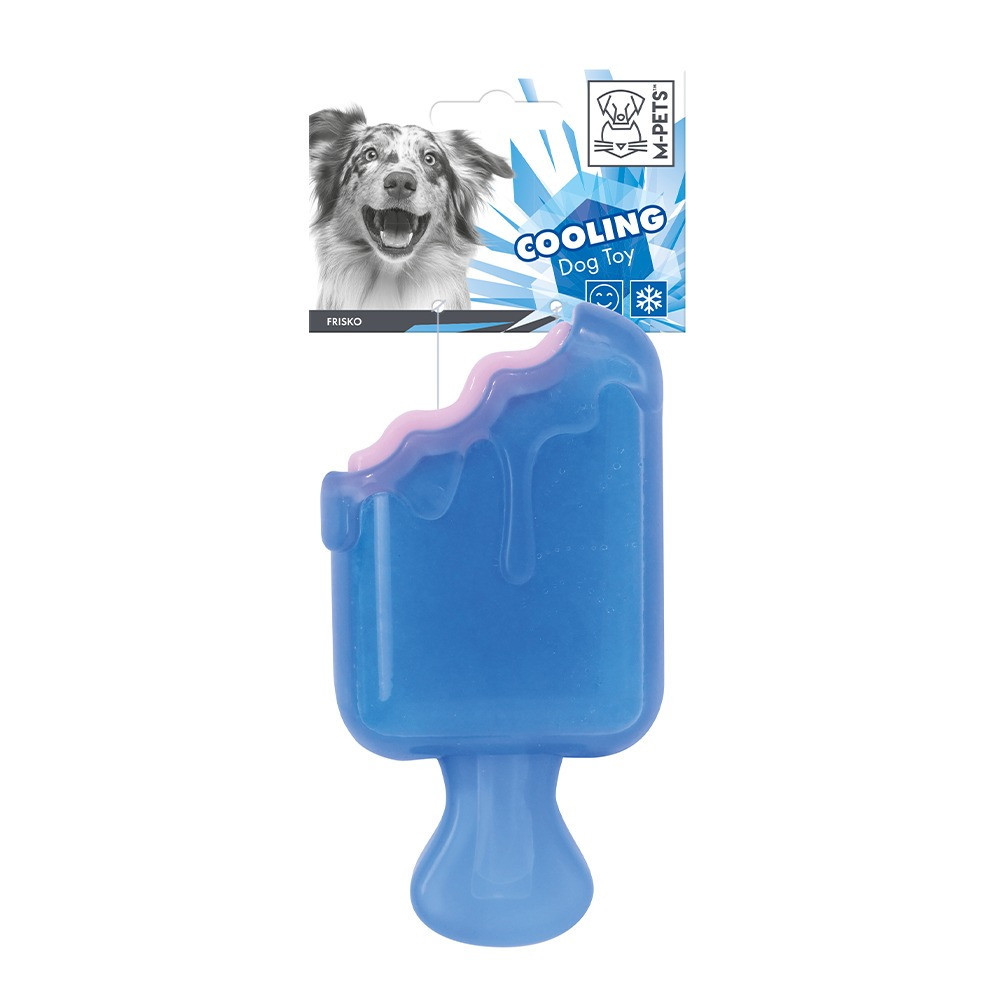 M-Pets Frisko Cooling Dog Chew Toy, Durable And Long Lasting, Blue