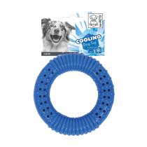 M-Pets Loop Cooling Dog Toy, Durable And Long Lasting, Blue