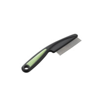 Ferplast Grooming Anti Flea Comb For Cats, Green/Black