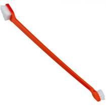 Ferplast Double Toothbrush For Dogs, Small, Red